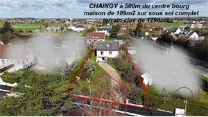 maison à la vente -   45380  CHAINGY, surface 109 m2 vente maison - NAO8141489